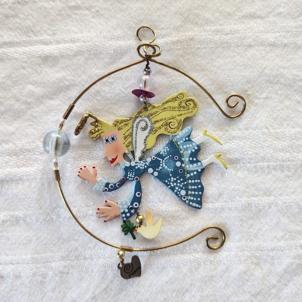 Karen Rossi Peace Angel Ornament